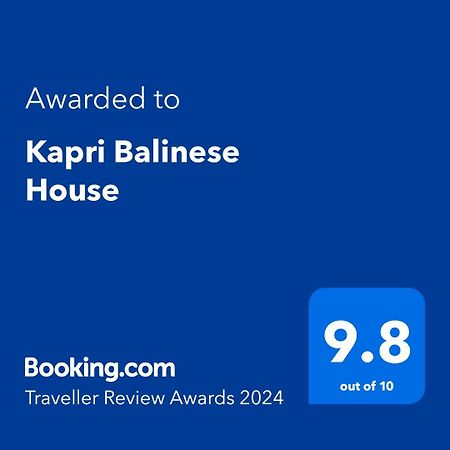 Апартаменты Kapri Balinese House Убуд Экстерьер фото